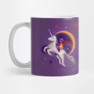 Elisa Rides Through Space Mug